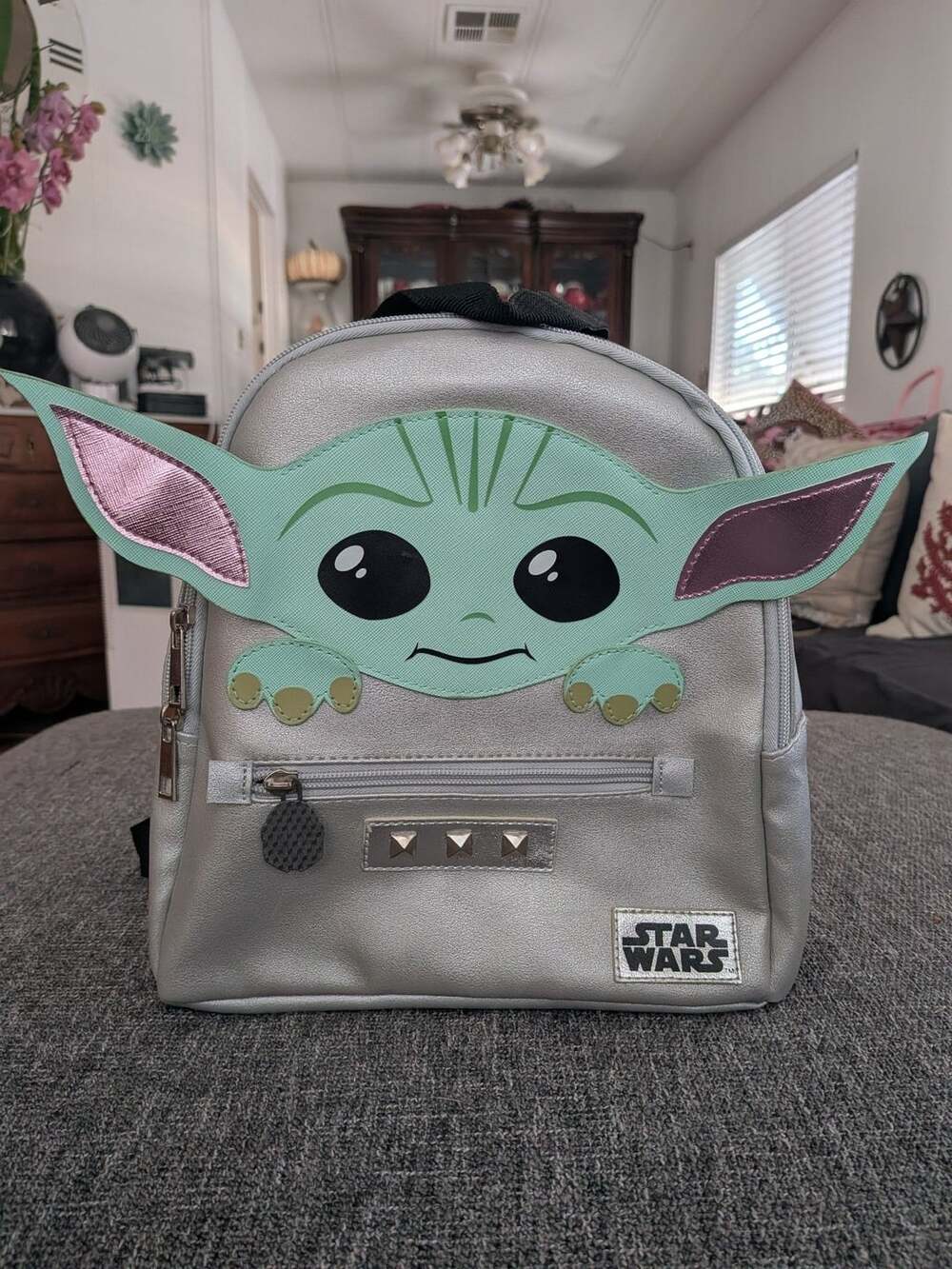Star Wars Mini Backpack Grogu OSFA Silver Green